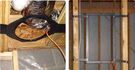 Hole-saving brackets
