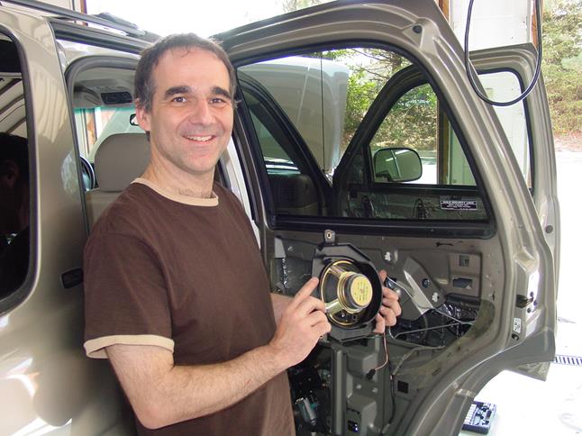 Mike with rear speaker
