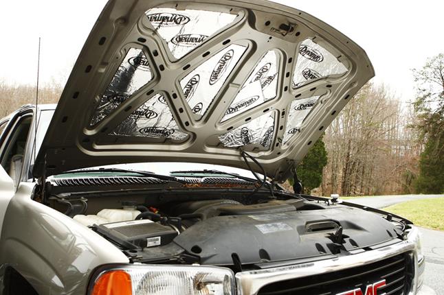 Dynamat hood liner
