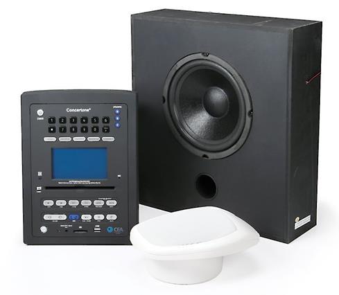 Concertone ZX800 receiver with speaker and sub