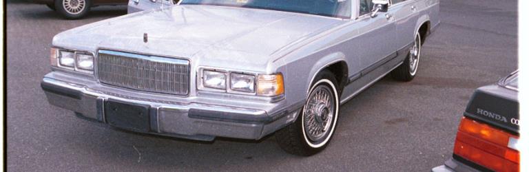 1986 Mercury Grand Marquis Exterior 1986 Mercury Grand Marquis Exterior