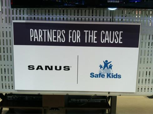 Sanus SafeKIds CES 2013 Crutchfield
