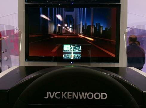 CES 2013 Crutchfield Kenwood display