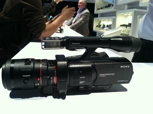 Sony full-frame VEG900 camcorder CES 2013 Crutchfield
