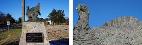 Rockingham turkey statue