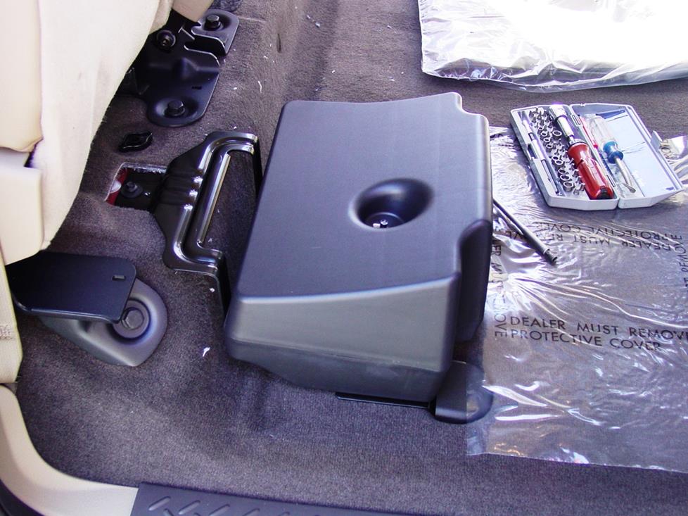 Ford F-150 SuperCrew subwoofer