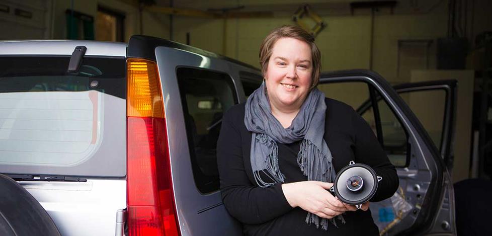 Dolly with her Honda CRV