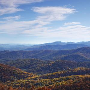 The Blue Ridge Mountains