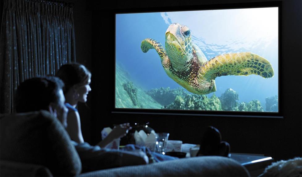 Home projection television Home projection television