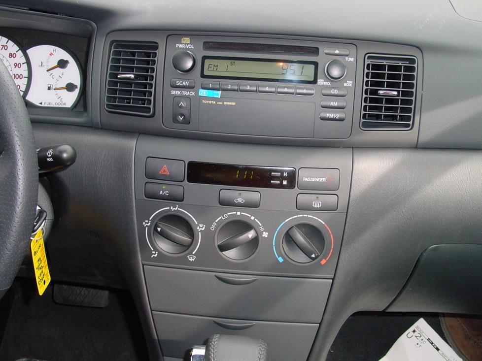 toyota corolla factory radio