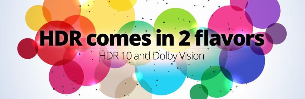 HDR 10 and Dolby Vision Graphic
