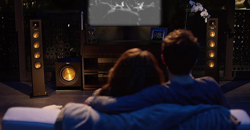 Home theater speaker setup