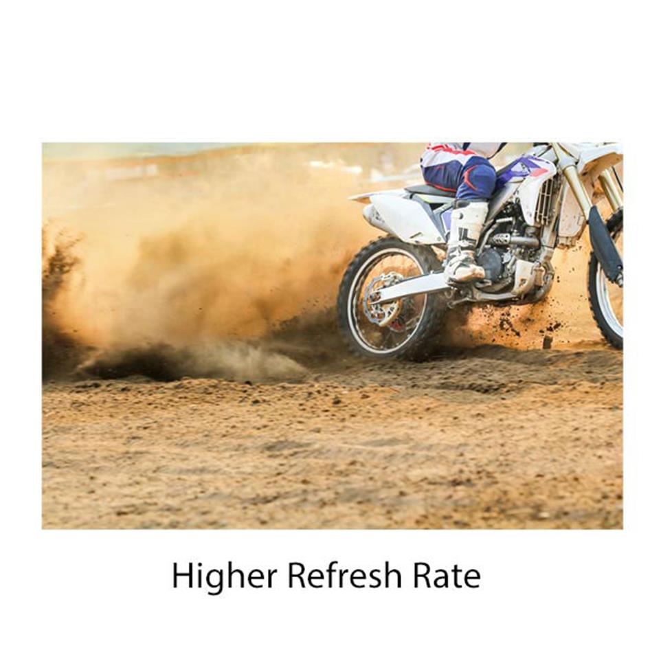 Higher refresh rate graphic