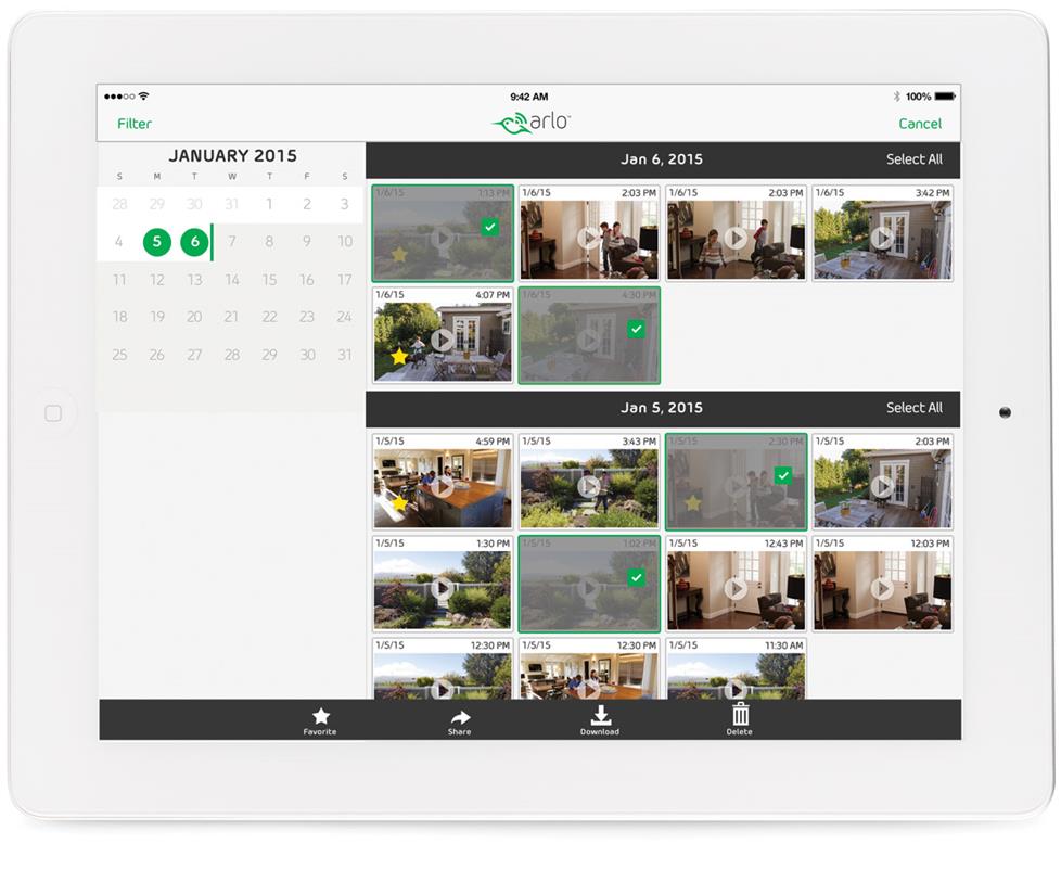 Make sure you have plenty of physical or cloud-based storage so you can go back and review past footage.