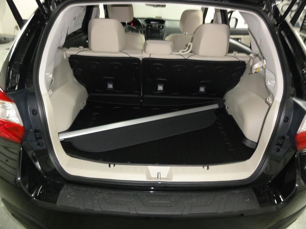 subaru crosstrek cargo area subwoofer