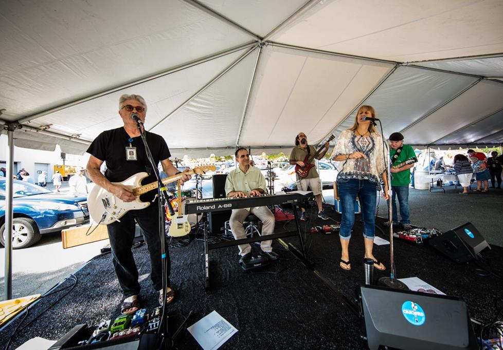 Band playing live music