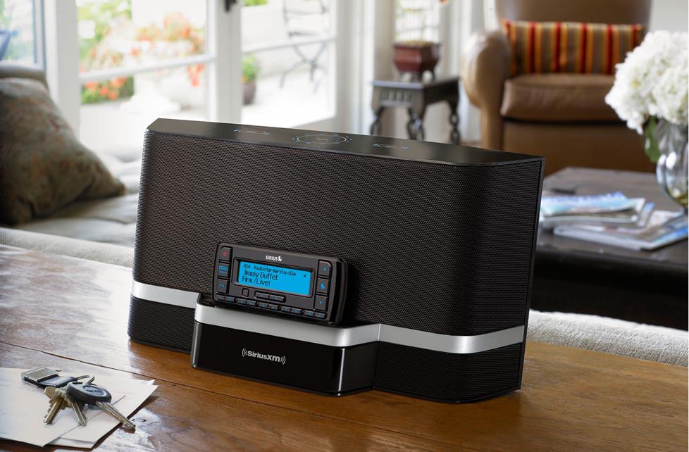 Satellite radio speaker dock