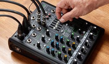 Setting up a powered-speaker PA system Setting up a powered-speaker PA system