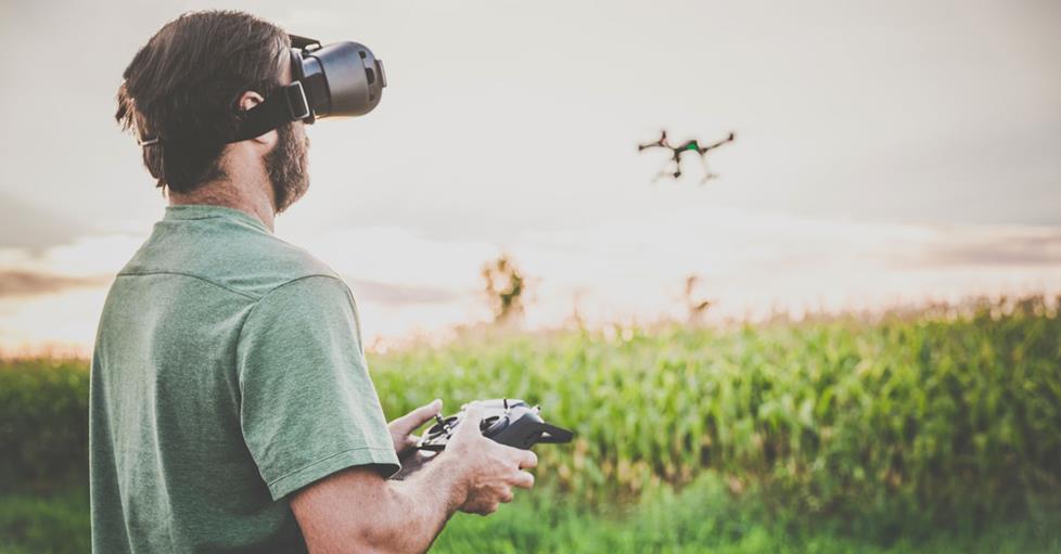 Using a drone for agriculture