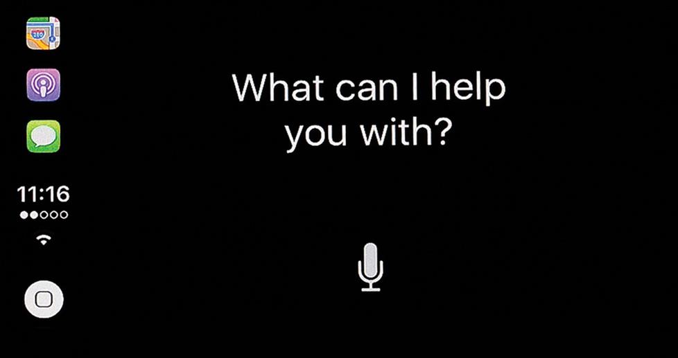 Siri screen