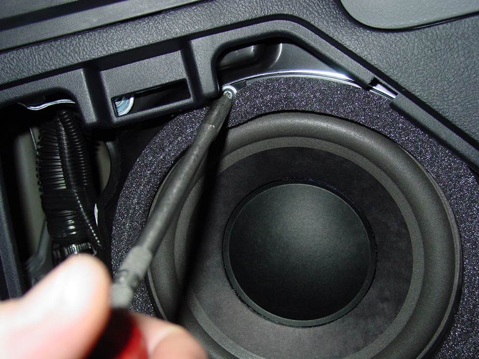 toyota sequoia rear side JBL subwoofer