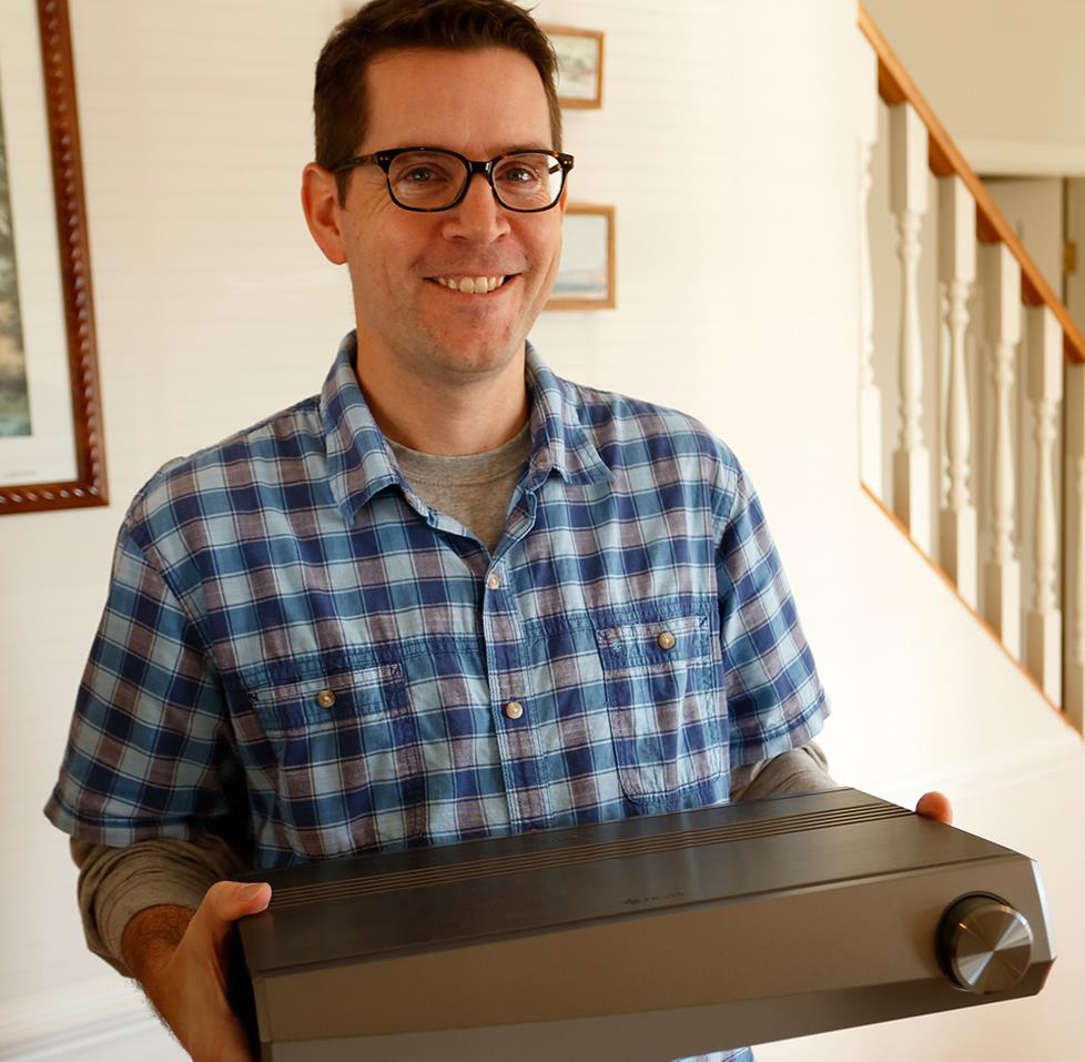 Dave with HEOS AVR