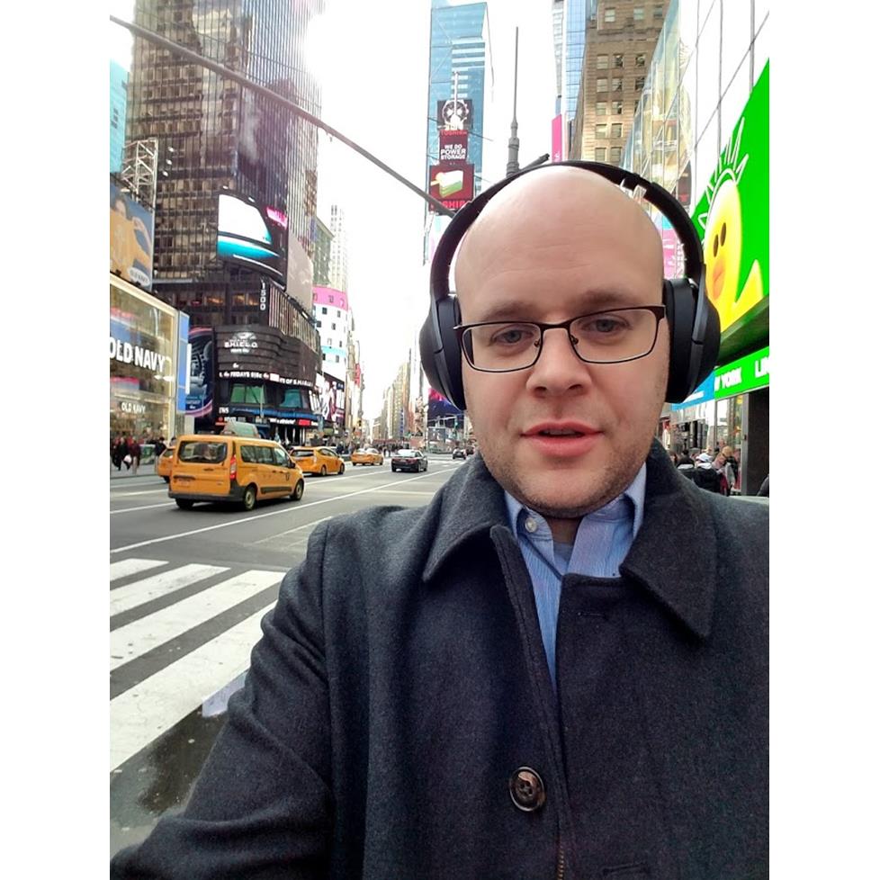 Times Square selfie
