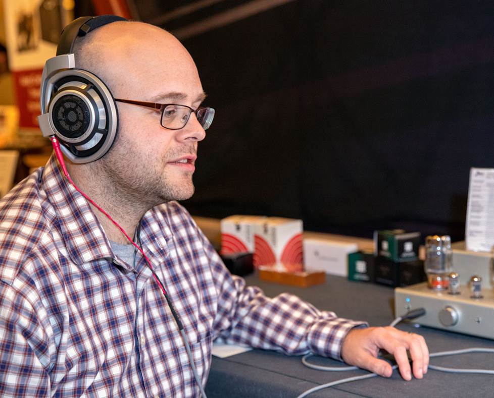 Jeff at Capital Audiofest.