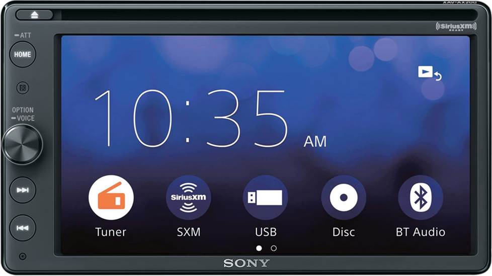 Sony XAV-AX210SXM CD/DVD receiver