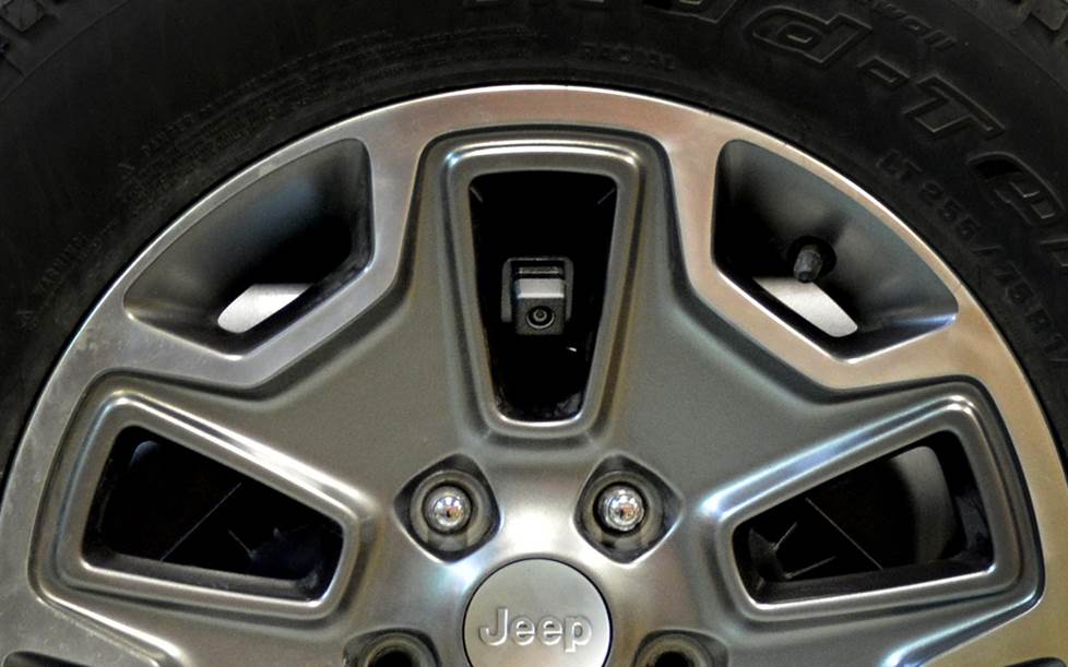 backup camera installed on car