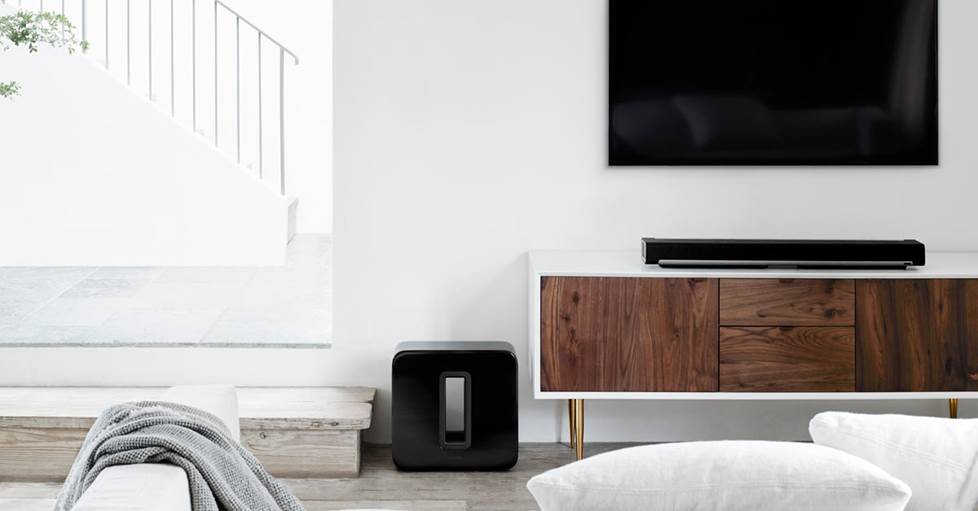 Sonos Subwoofer in a home setting