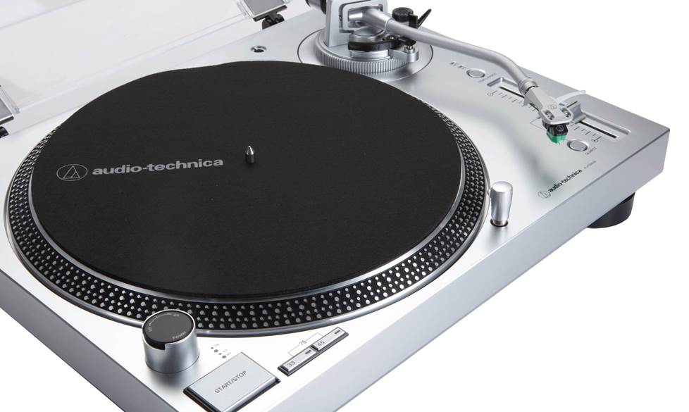 Audio-Technica LP120-USB Manual direct-drive professional turntable with USB output and built-in phono preamp
