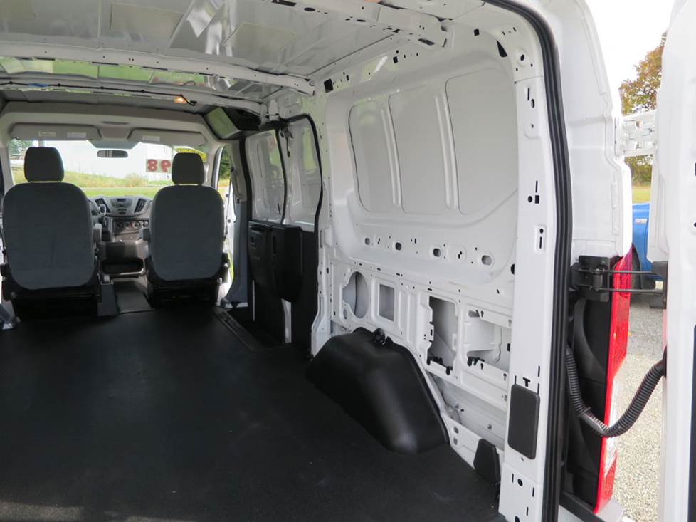 ford transit cargo van cargo area
