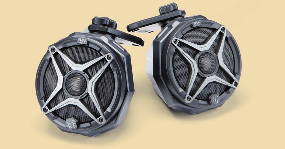 SSV Works JJL-CS65A Custom swiveling cage speaker pods for Jeep Wrangler Unlimited JL