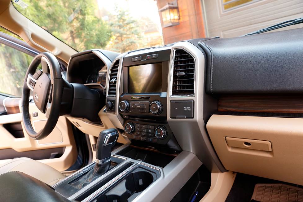 Ford F150 dash