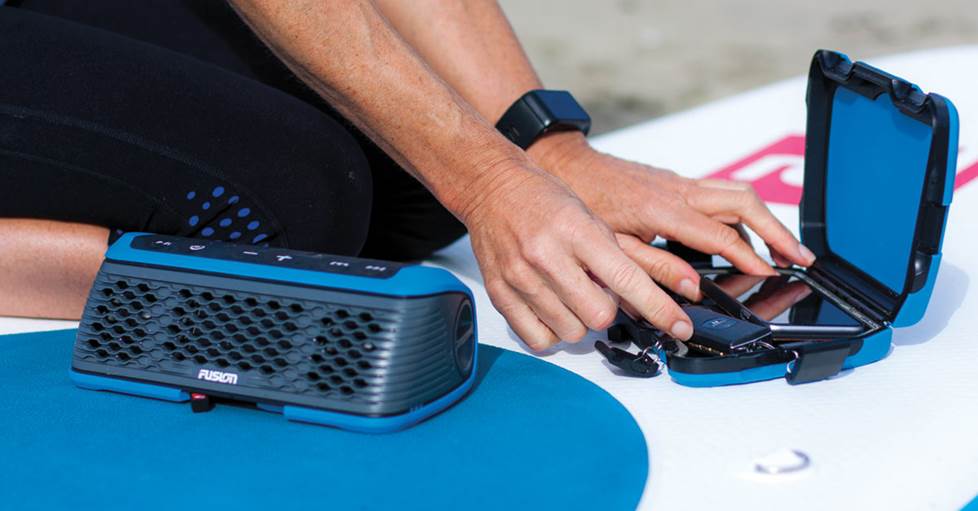 Fusion StereoActive Waterproof portable stereo with Bluetooth with ActiveSafe (sold seperately)