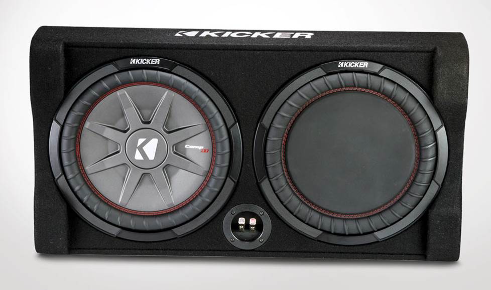 Kicker 47TRTP122 down-firing sub enclosure