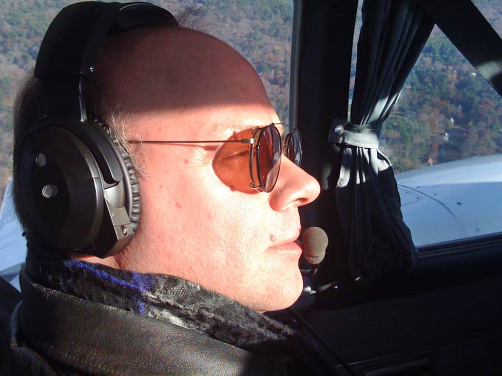 Dan in hellicopter