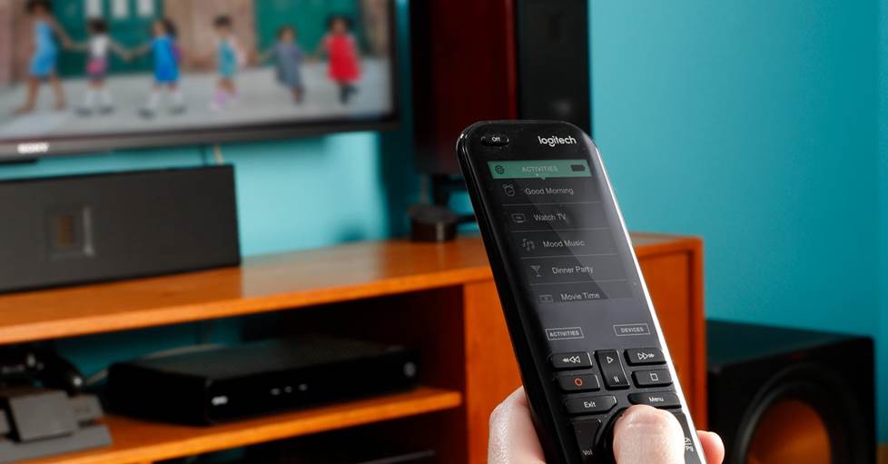 Using a Logitech Elite remote control with a TV