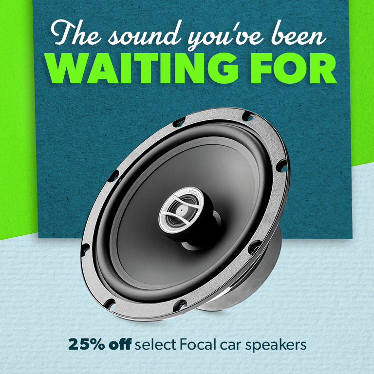 25% off select Focal car speakers