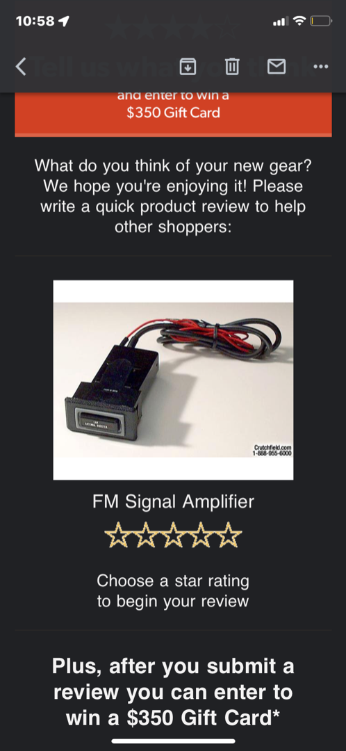 Customer review photo