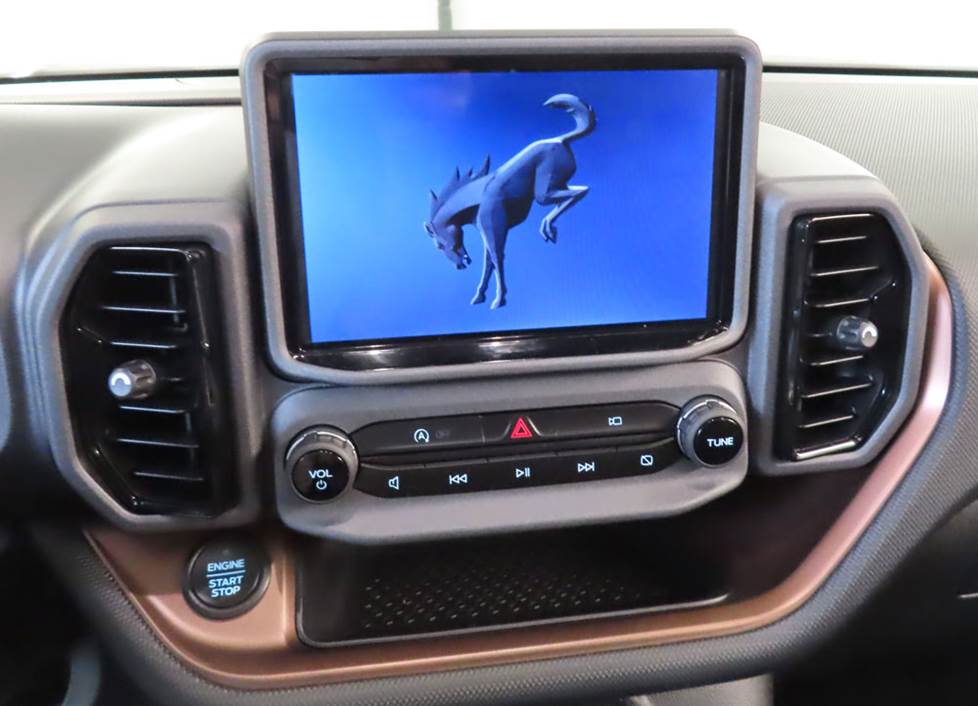 ford bronco sport radio