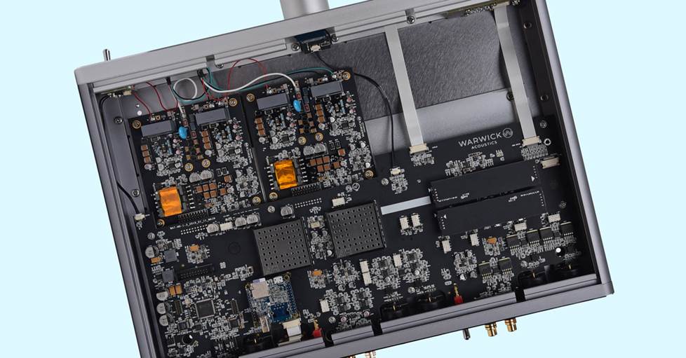 Photo of the circuit board inside the component