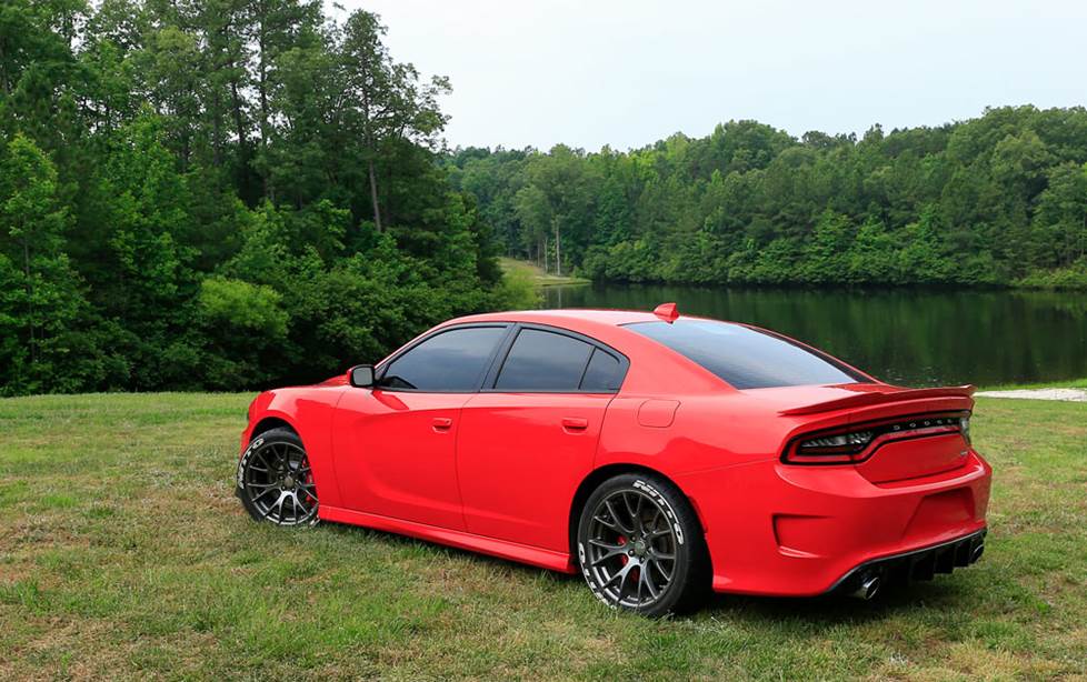 Back view of Charger