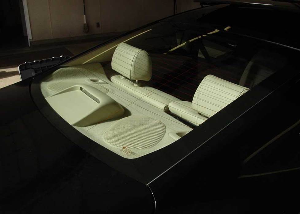 Pontiac G6 coupe rear deck