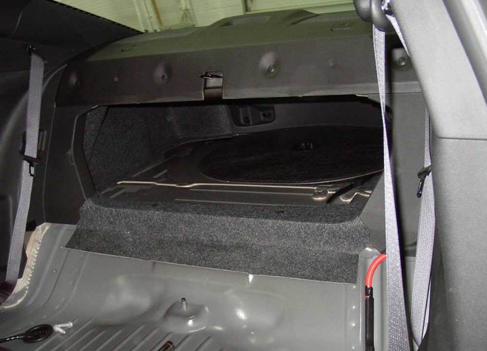 Chevy Camaro rear deck speaker removal