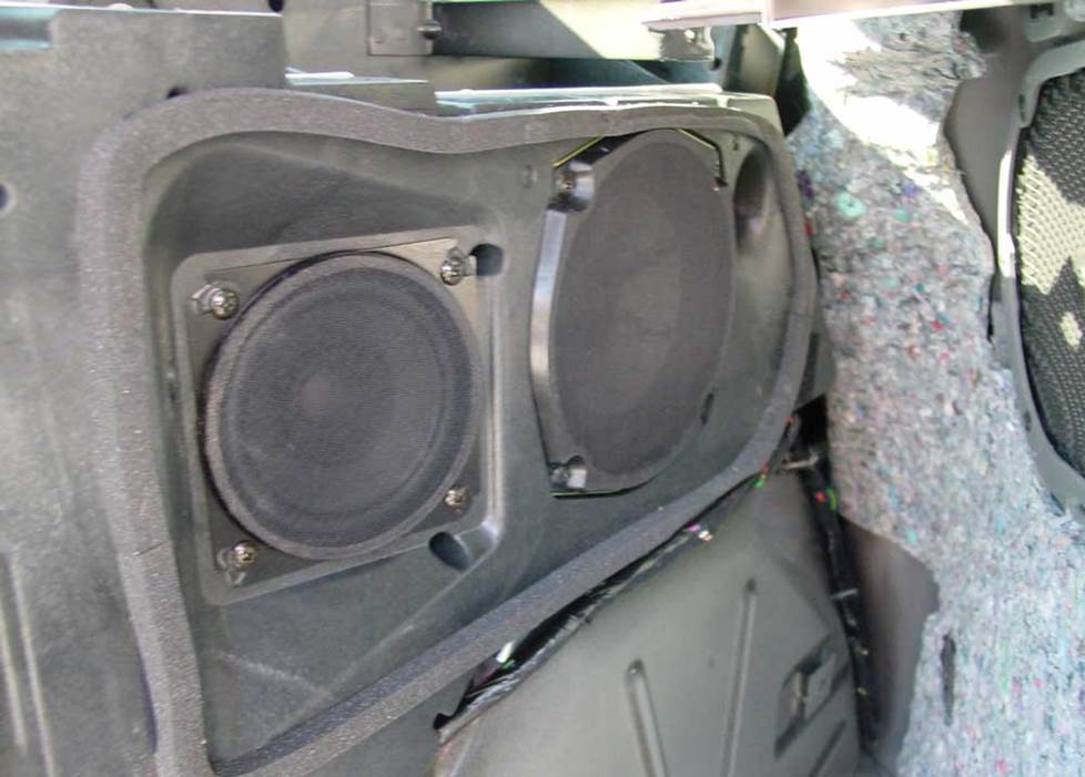 pontiac aztek rear side panel speakers