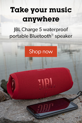 Take your music anywhere. JBL Charge 5 waterproof portable bluetooth speaker. Shop now.