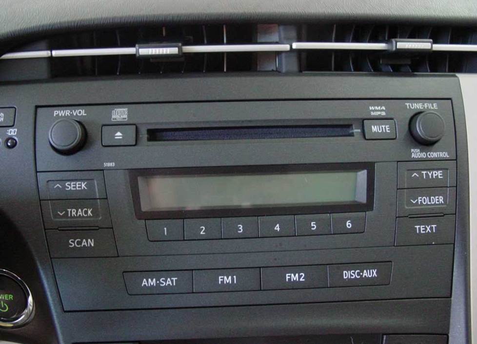 toyota prius radio