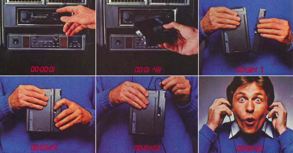 Sony Music Shuffle ad